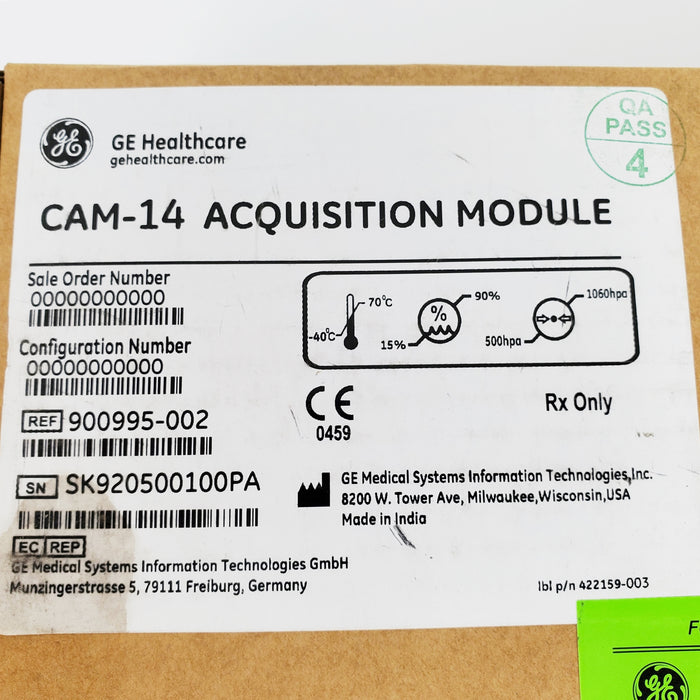 GE 900995-002 CAM-14 Acquisition Module