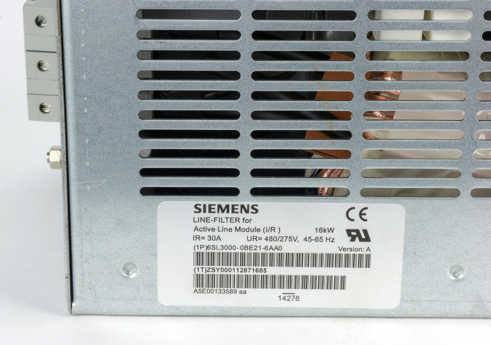 SIEMENS 6SL30000BE216AA0  Line Filter