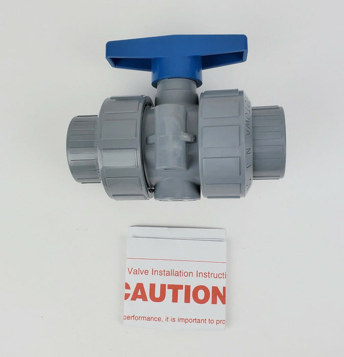 TRUE BLUE MBV100VS-CP Manual Ball Valve,CPVC,1" Socket