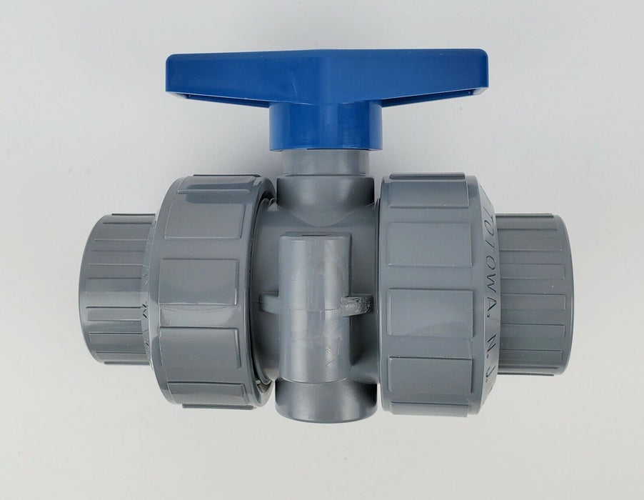 TRUE BLUE MBV100VS-CP Manual Ball Valve,CPVC,1" Socket