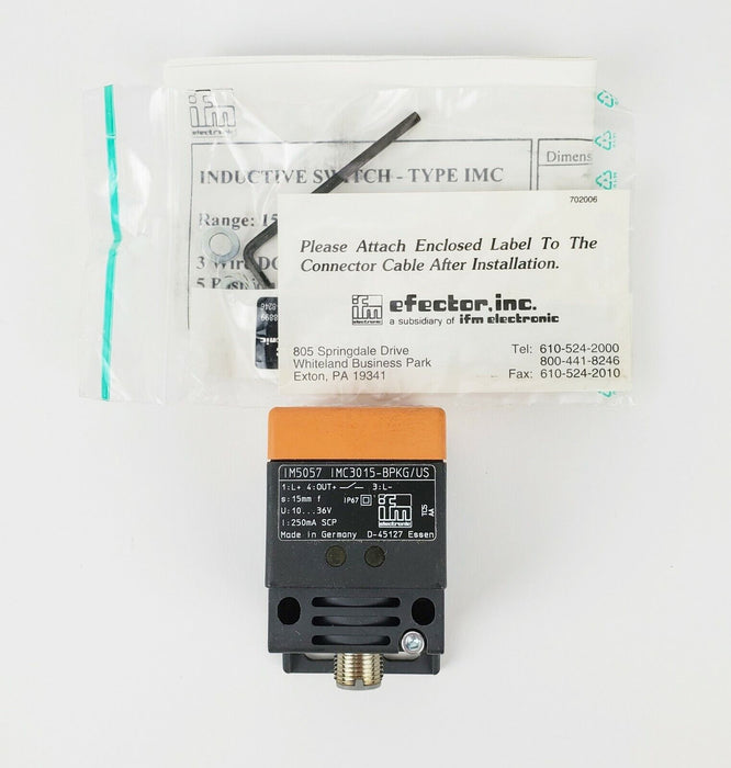 IFM Efector IMC3015-BPKG/US-100-DPS IM505