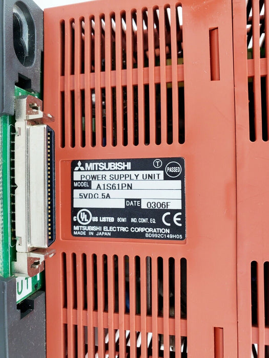 Mitsubishi Slot Rack, A1S61PN, A2USHCPU-S1, A1SJ61BT11, A1SD75M2, A1SJ71UC24-R4