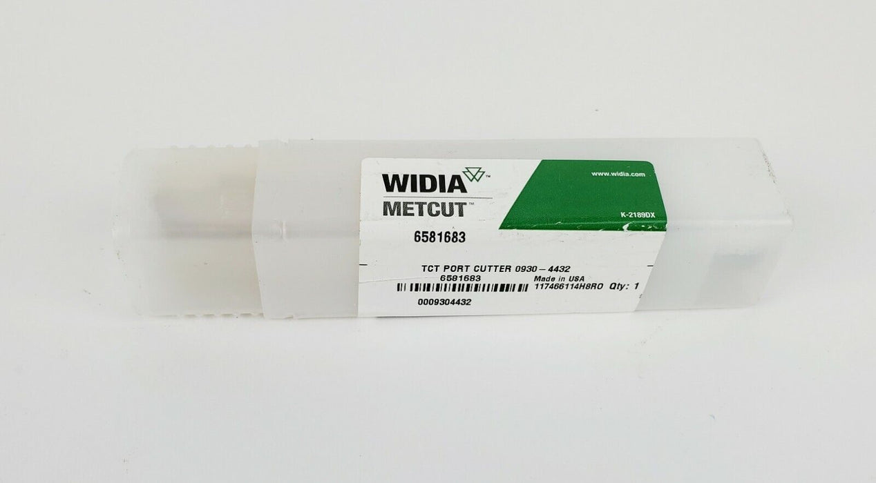 WIDIA METCUT 6581683 TCT PORT CUTTER  0930-4432 NEW!