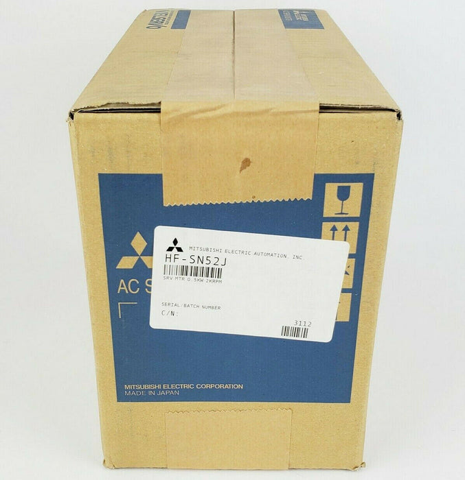 MITSUBISHI HF-SN52J Servo Motor 0.5KW 2KRPM, New Factory Sealed!