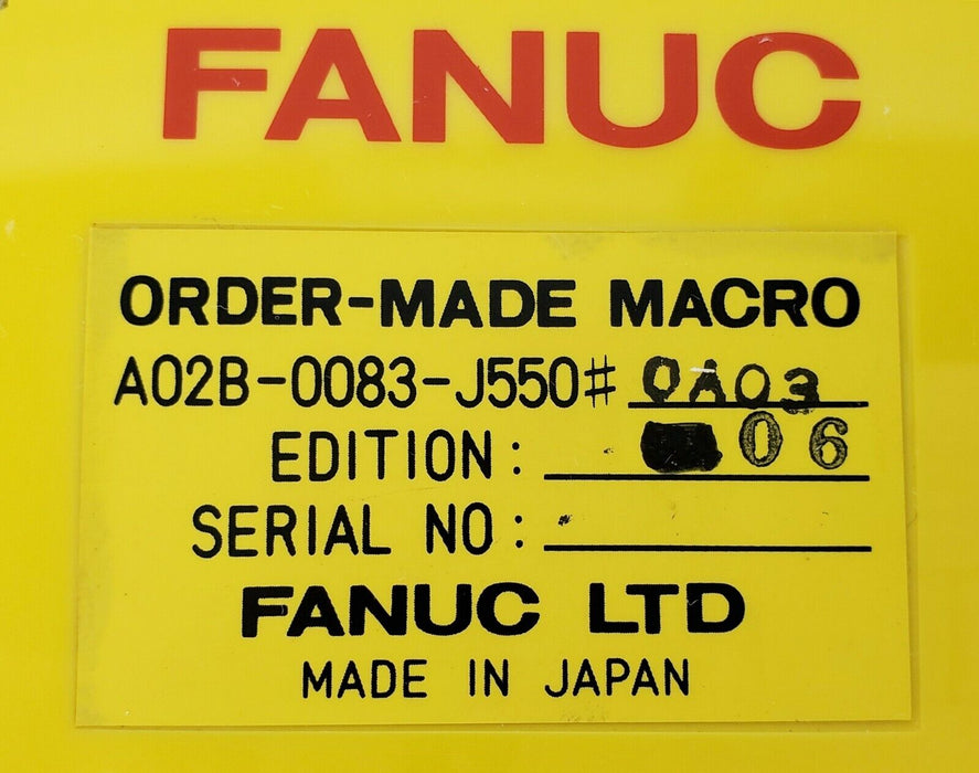 Fanuc A02B-0083-J550 #0A03 Order Made Macro Memory Module