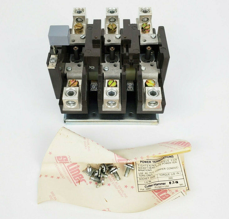 Cutler Hammer C301EN3 Overload Relay Ser A 600V 100A