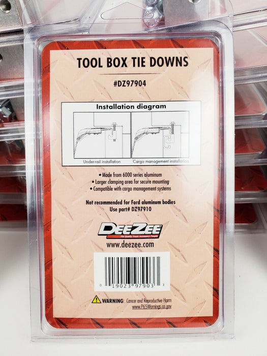 Lot of 39 Dee Zee DZ97904 Tool Box Tie Downs