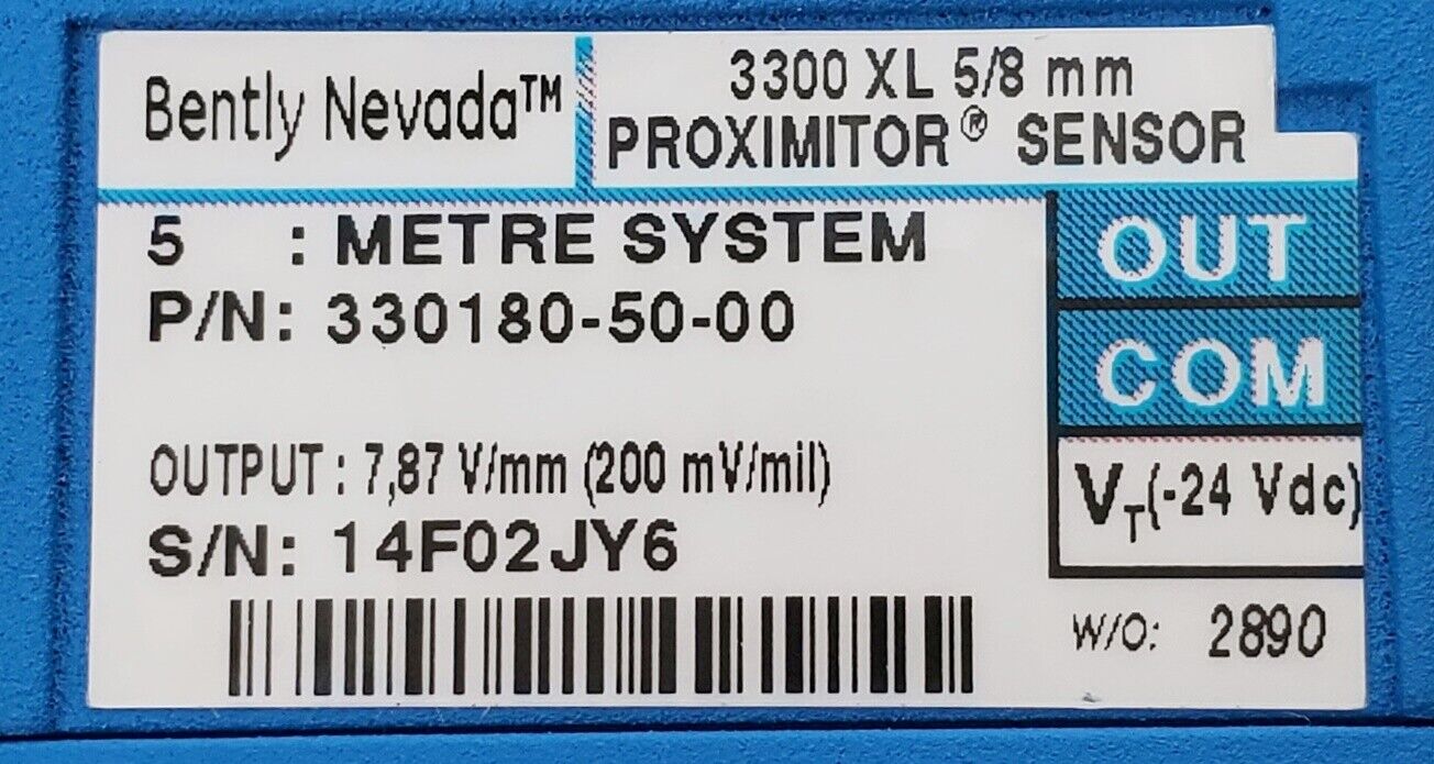 Bently Nevada 330180-50-00 3300 XL 5/8mm PROXIMITOR SENSOR