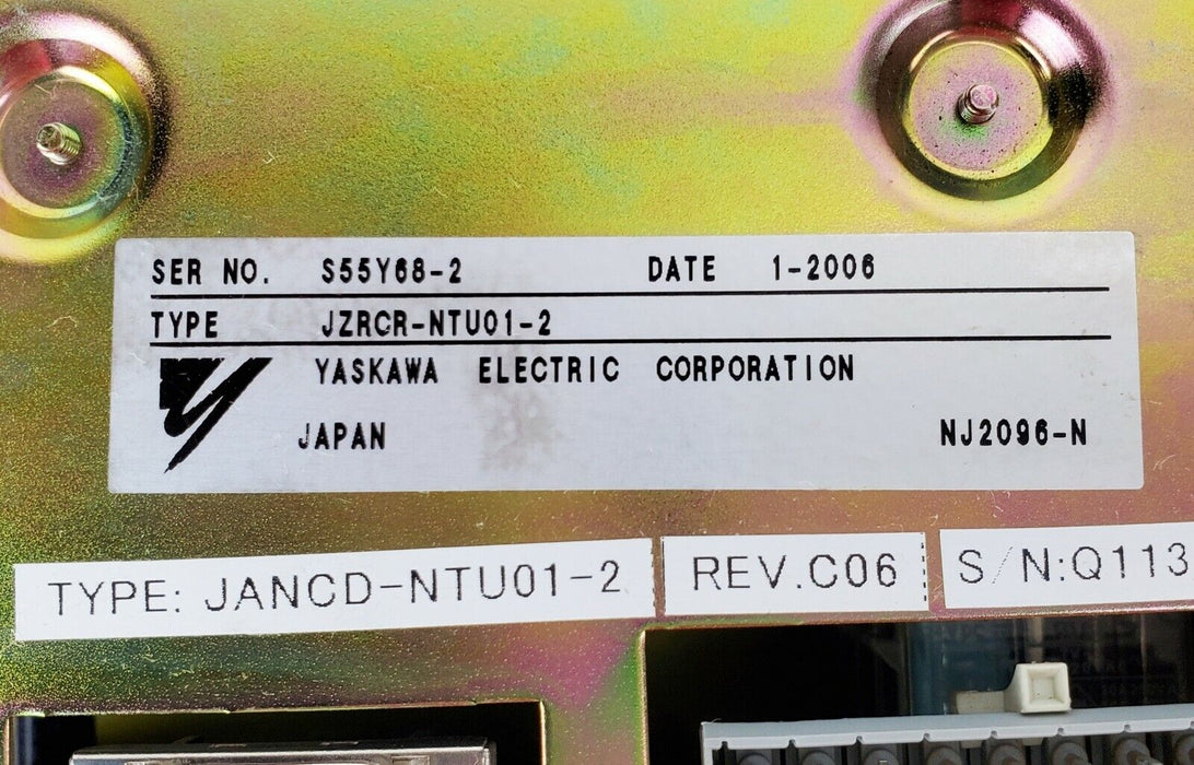 Yaskawa JZRCR-NTU01-2 Power Supply REV C06