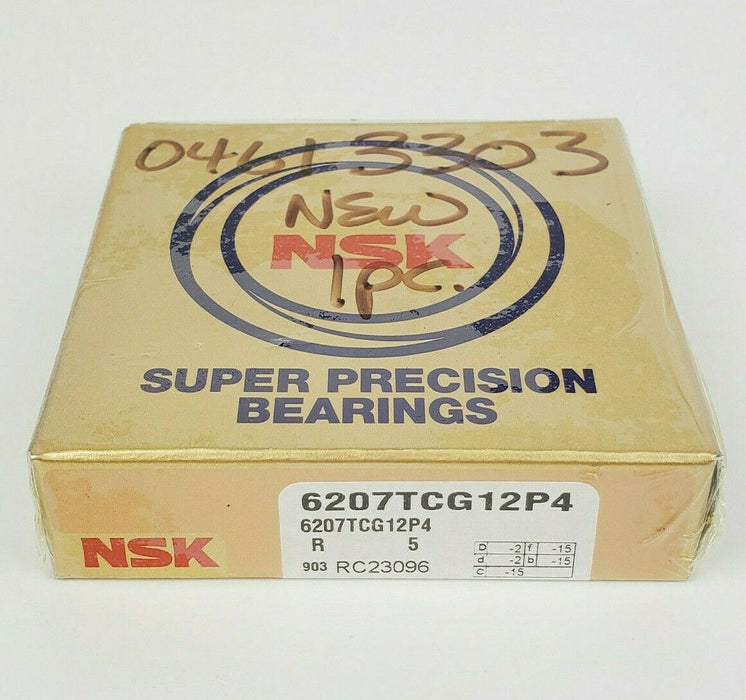 NSK 6207TCG12P4 Deep Groove Ball Bearing 35mm ID, 72mm OD, 17mm W