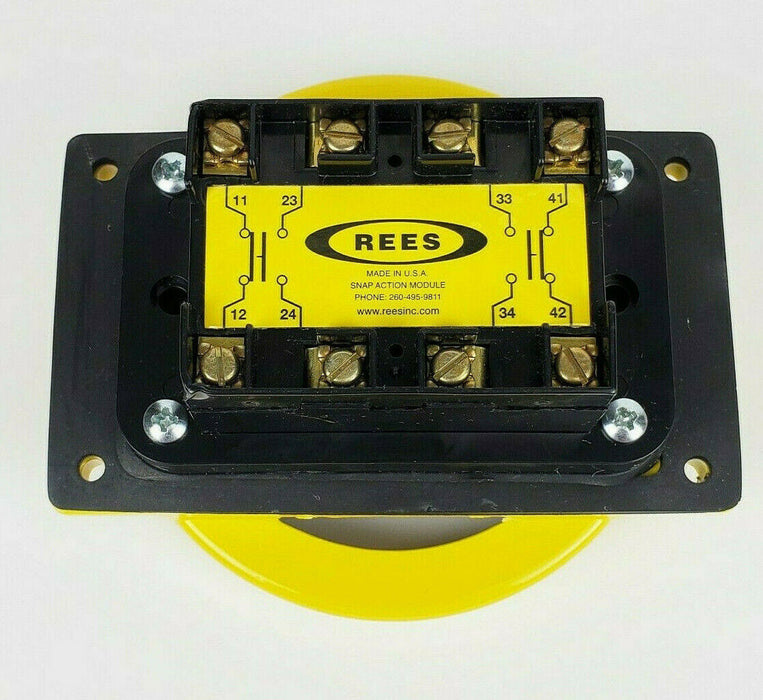 REES 04917-212 Chrome Heavy Duty Plunger Push Button Switch 2-3/4 in