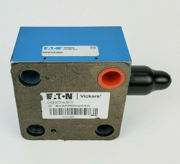 EATON Vickers 846AN00054A Slip-in Cartridge Valve Cover CVCS 32 C3 W 250 20 New!