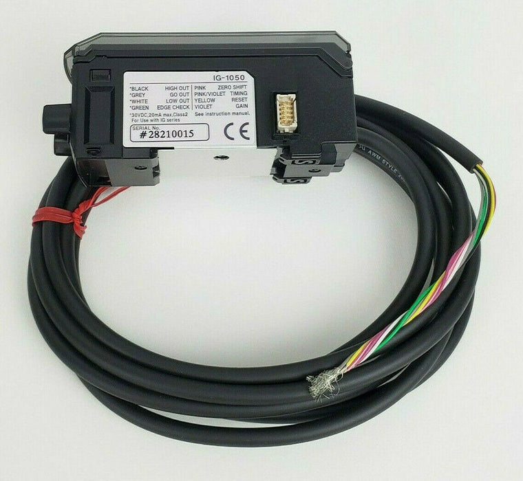 KEYENCE IG-1050 Intelligent-G Laser Sensor Amplifier Unit IG Series