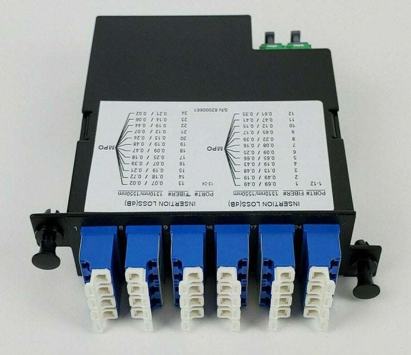 Legrand M4LCQ24-09 Ortronics M4 Series LC Quad 24-Fiber Cassette SM 9/125