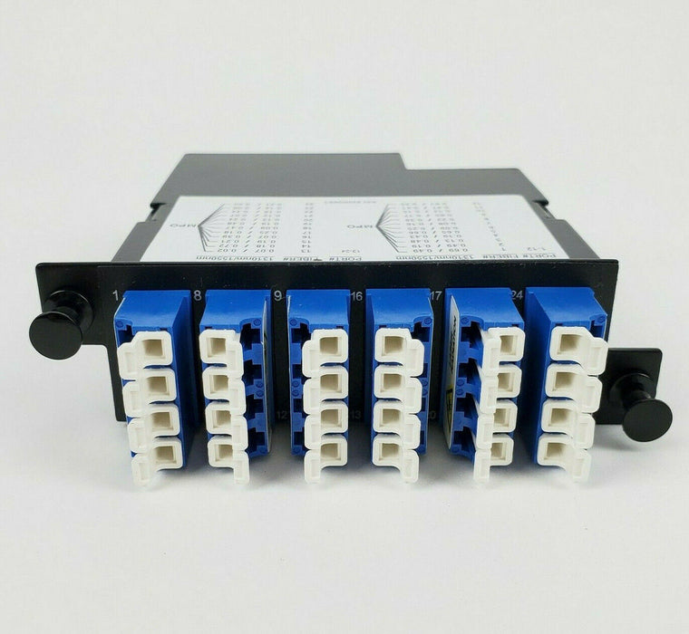 Legrand M4LCQ24-09 Ortronics M4 Series LC Quad 24-Fiber Cassette SM 9/125