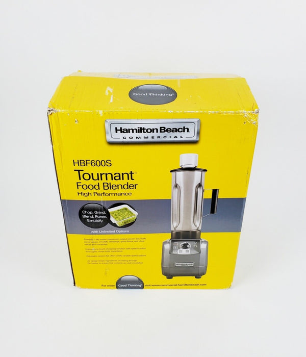 Hamilton Beach HBF600S Commercial Tournant Food Blender Stainless Steel