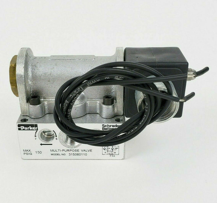 Parker 315060110 Multi-Purpose Solenoid Valve 1/4"