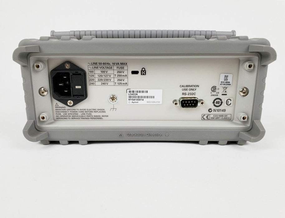 Agilent Keysight U3402A 5 ½ Digit Dual Display Multimeter