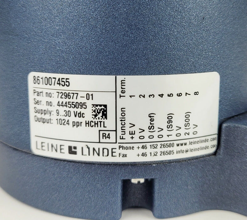 Leine & Linde 861007455 Encoder 729677-01, Used.