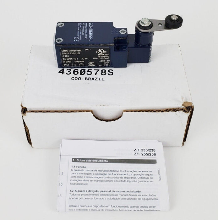 Schmersal ZV12H 235-11ZZ-2483 Limit Switch ZV12H235-11ZZ