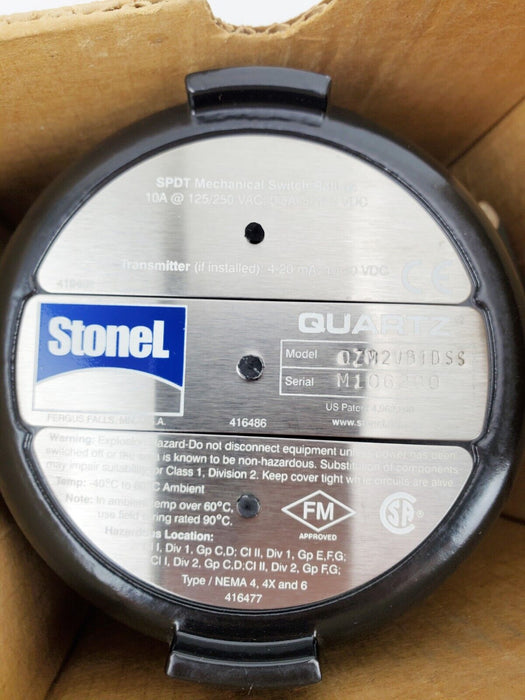 Stonel QZM2VB1DSS Quartz Mechanical Limit Switch