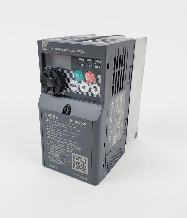 Johnson Controls VFD68BDC Variable Frequency Drive 230VAC 0.4kW 0.5 hp