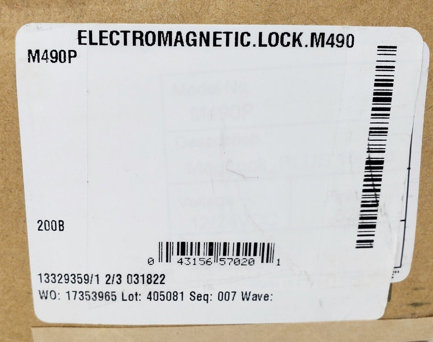 Schlage M490P Electromagnetic Lock 1500lbs