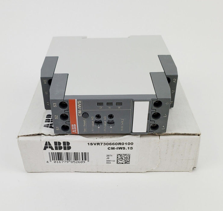 ABB 1SVR730660R0100 Insulation Monitoring Relay CM-IWS.1S