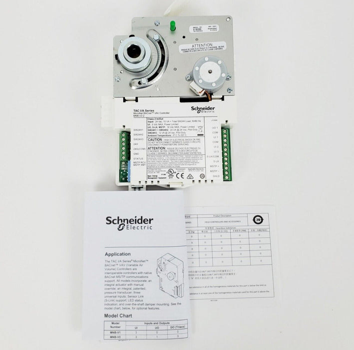 Schneider Electric MNB-V2-2 BACnet VAV Controller I/A Series