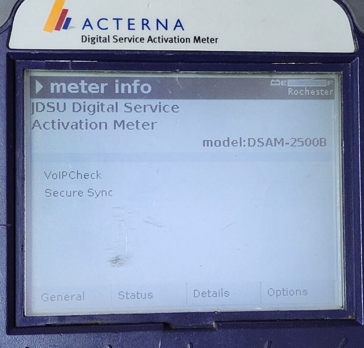 Acterna DSAM-2500B, Secure Sync, VoIPCheck