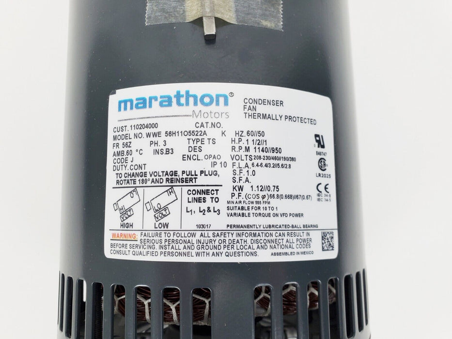 Marathon 110204000 Condenser Fan Motor