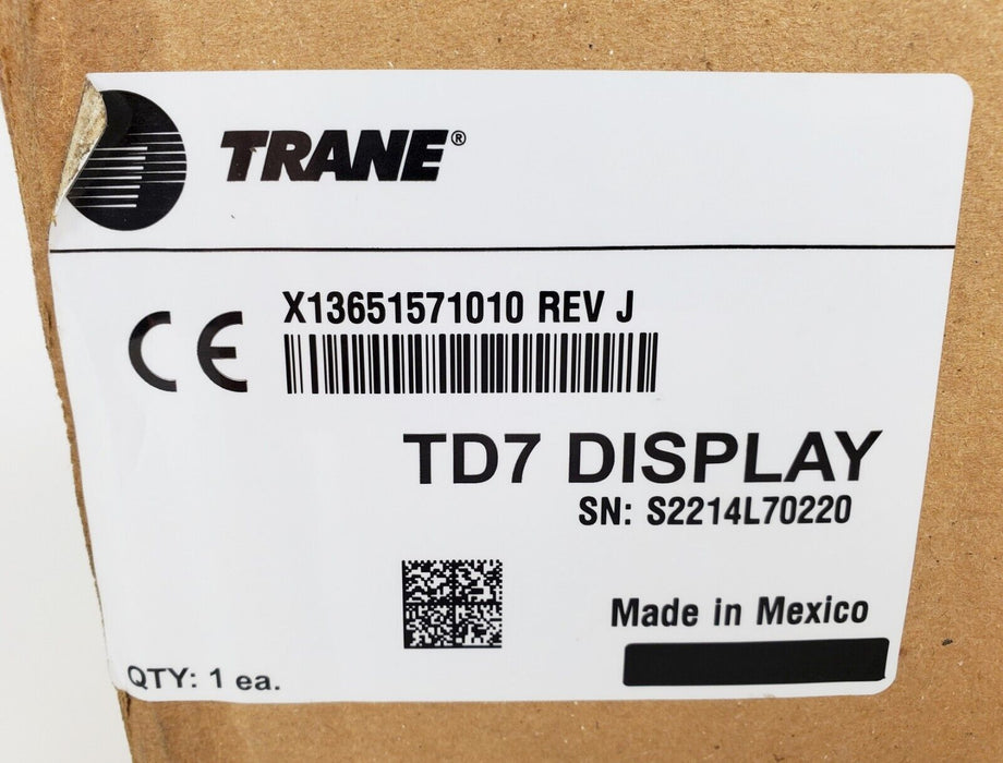 TRANE X13760335-01 Tracer TD7 Display