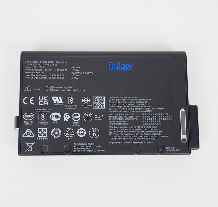 Drager 2M86733 Lithium Ion Battery