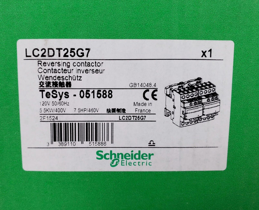 Schneider Electric LC2DT25G7 Reversing Contactor