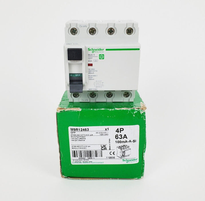 Schneider Electric M9R12463 GFP Residual Current Circuit Breaker 4P 63A