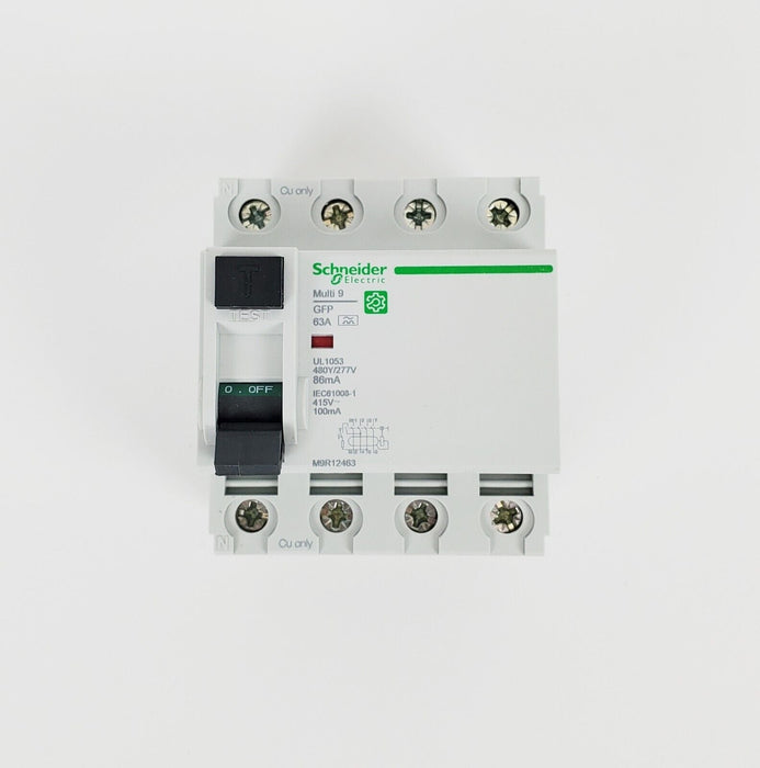 Schneider Electric M9R12463 GFP Residual Current Circuit Breaker 4P 63A