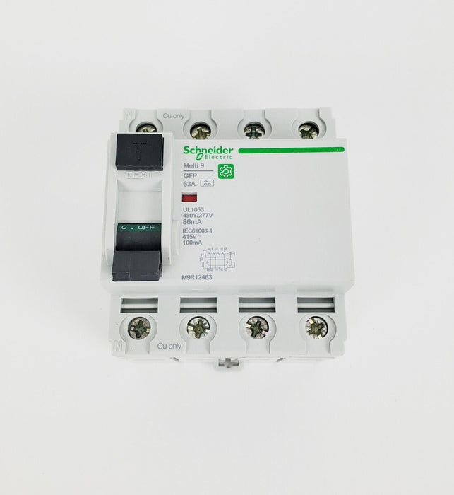 Schneider Electric M9R12463 GFP Residual Current Circuit Breaker 4P 63A