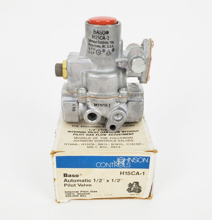 Johnson Controls BASO H15CA-1 Automatic Pilot Gas Valve