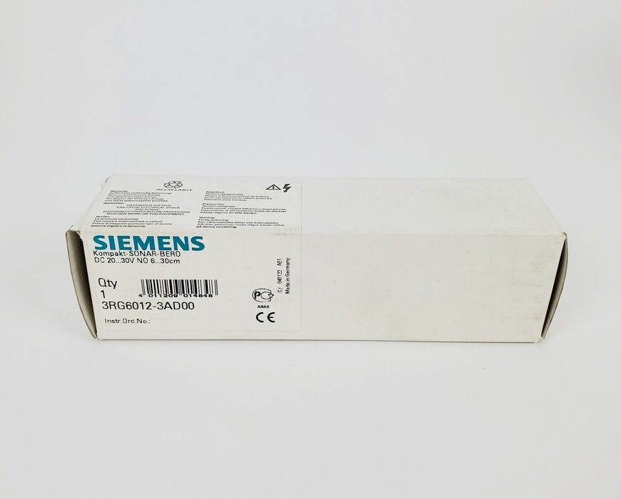 SIEMENS 3RG6012-3AD00 Ultrasonic Proximity Switch