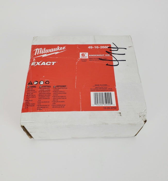 Milwaukee 49-16-2688 EXACT 6" Knockout Die