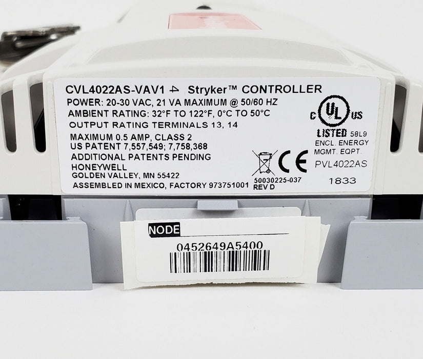 Honeywell CVL4022AS-VAV1 Stryker Series 4 Configurable VAV Controller