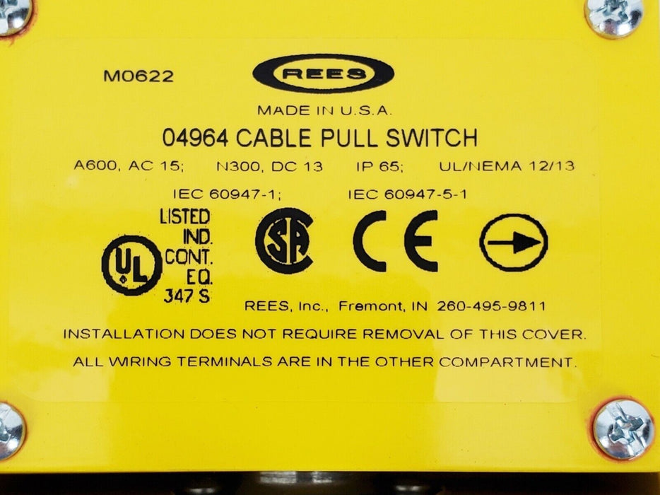 REES 04964-204 Cable Pull Switch