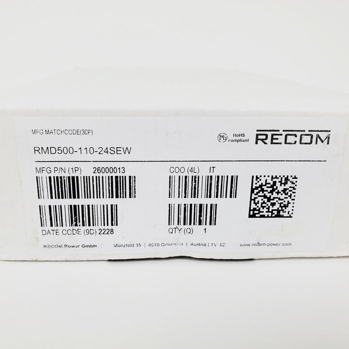 Recom RMD500-110-24SEW Power Converter